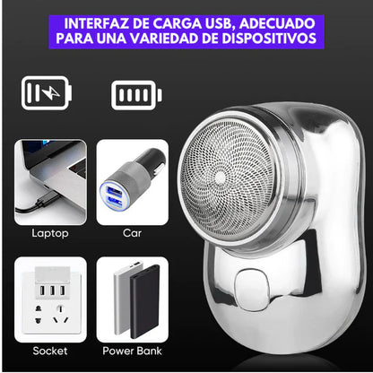 MINI RASURADORA ELÉCTRICA PORTÁTIL (MINI SHAVER)- Recargable